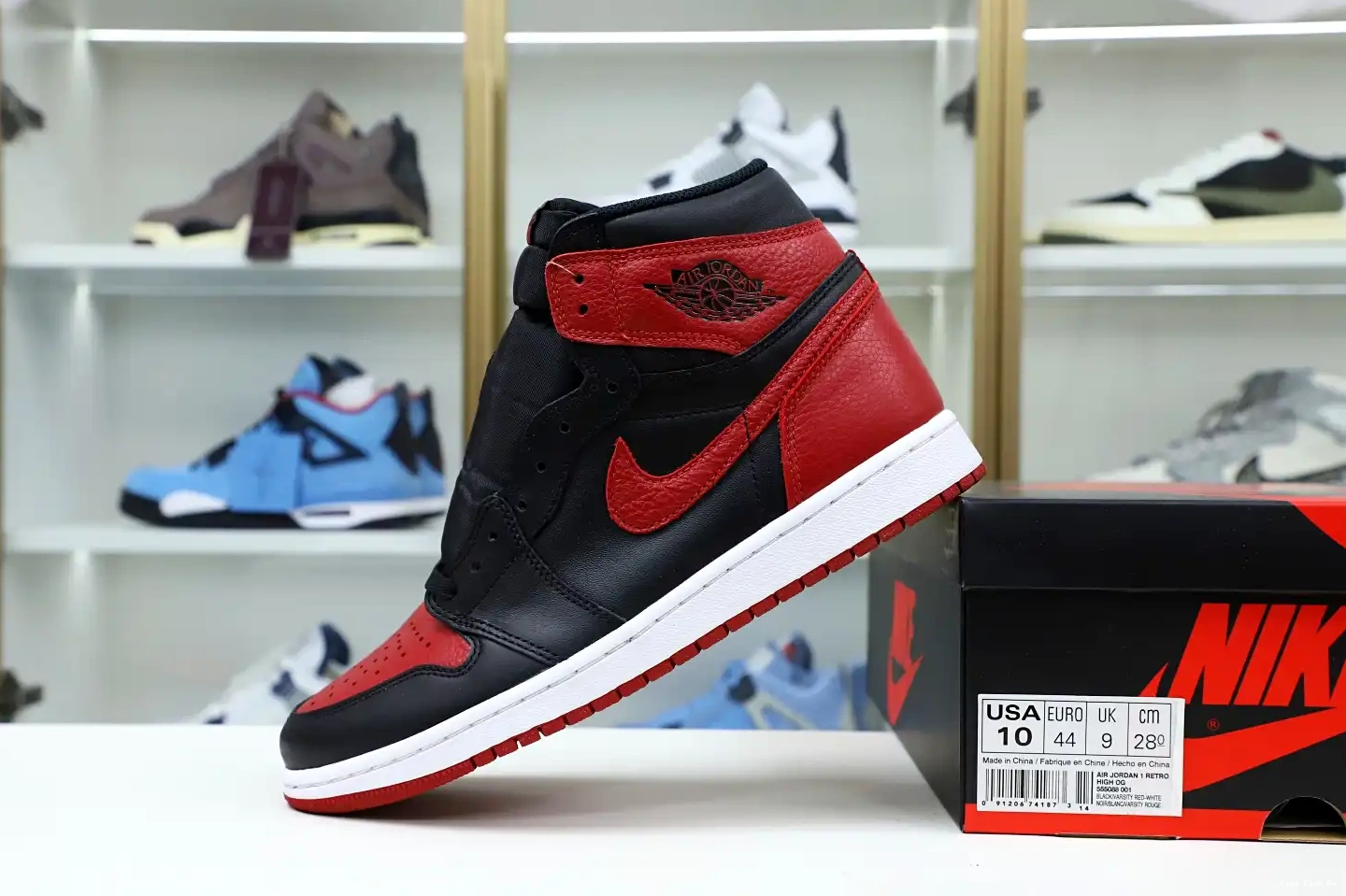 HIGH 'BRED' OG Kimikick RETRO AIR 1 JORDAN 0408